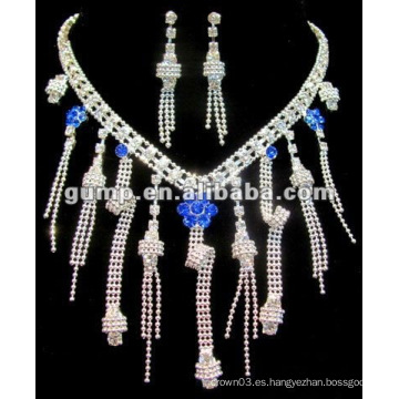 Rhinestones boda joyería nupcial conjunto (GWJ12-077)